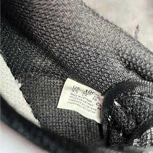 Black and Gray Knit Sneakers